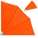 Balcony awning orange 140x140cm foldable