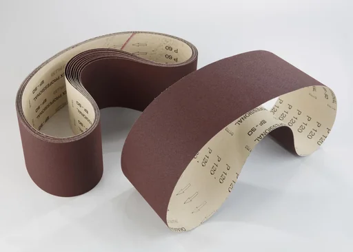 "Sanding belt replacement set 10 pcs. (1 x K 60, 3 each of K80, K100, K120) image"