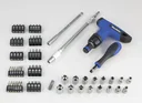 Socket wrench and bit set 66-piece