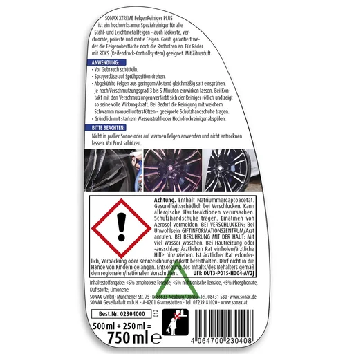 "XTREME Rim Cleaner PLUS 750 ml image"