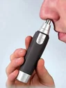 Nose and ear hair trimmer, with light