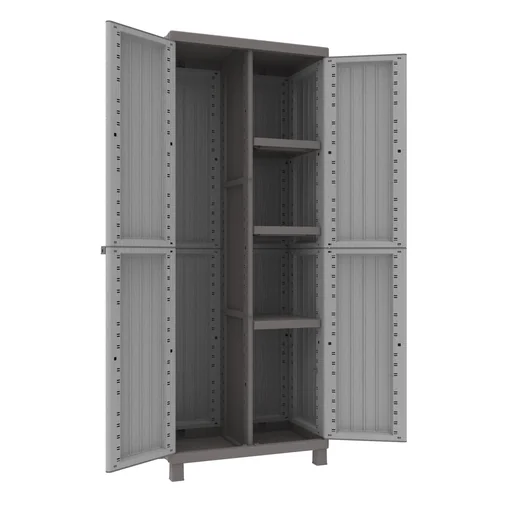 "C-Wood 3680 plastic locker cabinet for weather-protected outdoor and indoor use image"