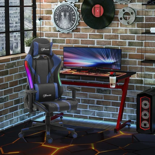 "Gamingstuhl 70 cm x 57,5 cm x 136 cm image"