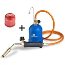 Welding torch 2.2 kW - 20 mm - with 1.5 m gas hose including gas filling tank