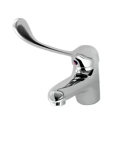 "Wash basin mixer with doctor's lever, chrome image"
