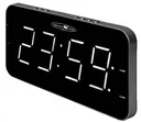 Clock radio with large display and slim design