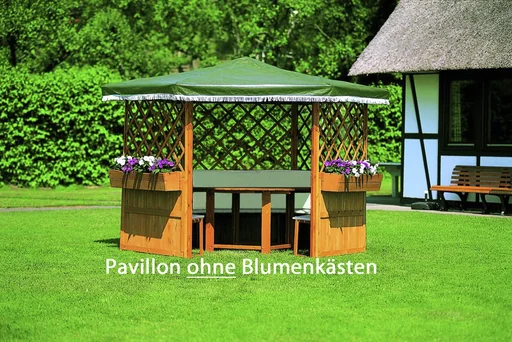 "Marburg Pavilion with furniture, cushions and cape image"