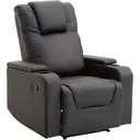 TV chair with 2 cup holders and storage space