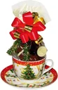Christmas place setting, 3-piece, filled with 100 g of chocolates