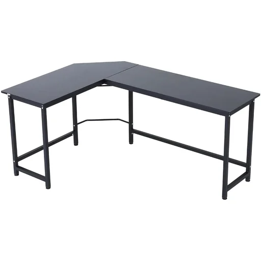 "Corner desk black image"