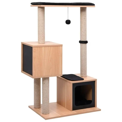 "Cat scratching post with sisal scratching mat 1 image"