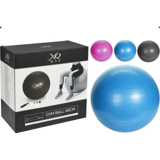 "Yoga Ball/Fitness Ball - Includes Pump - 65 cm - Blue image"