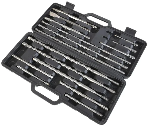 "16-piece SDS drill and chisel set image"