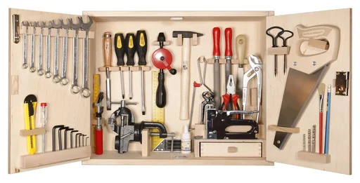 "Large professional tool cabinet, 43 pieces image"