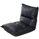 Floor cushion with adjustable backrest