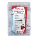 Universal dowel UX Meister Box with screws, hooks, 101 pcs.