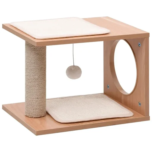 "Small scratching post with sisal scratching board image"
