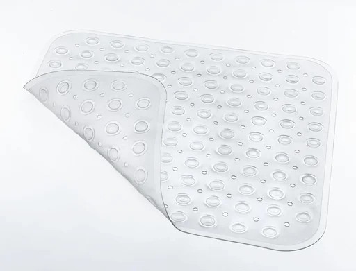 Duscheinlage transparent, 52 × 53 cm