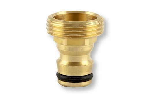 "Device connector, brass, plug-in system, 3/4" external thread image"