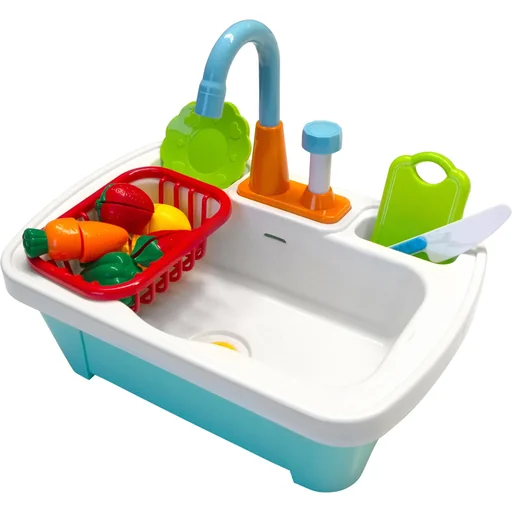 "Play kitchen sink with accessories image"
