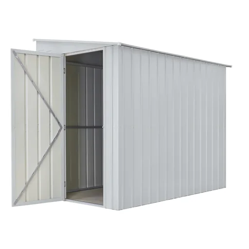 "Tool shed wall decoration Lean To 58, silver metallic image"