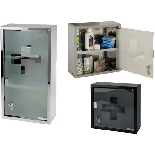 "Excellent Care Medicine Cabinet - Bathroom Furniture 25x12x45 CM image"