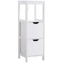 Cabinet with 2 drawers and 1 open shelf