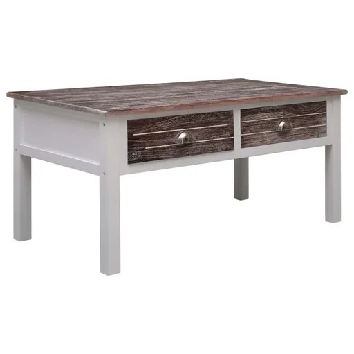 "Coffee table 100x50x45 cm wood brown image"