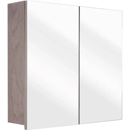 "Concept mirror cabinet 80cm gris fsc image"