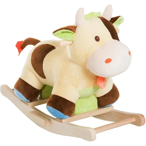 "Rocking horse children's rocking cow rocking animal image"