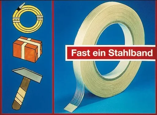 "Adhesive tape, 2-pack, filament tape, glass fiber reinforced, 100 m image"