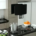Extractor hood wall-mounted touch sensor LCD 55 cm steel