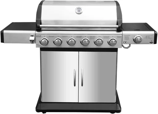 "Gasgrill "Deluxe" met 6+1 branders, totaal vermogen 21,1 kW image"