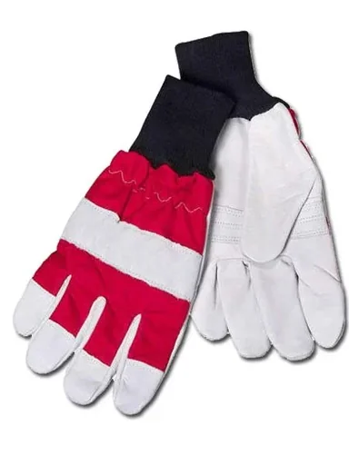 "Chainsaw gloves with cut protection, size L/ 10 image"