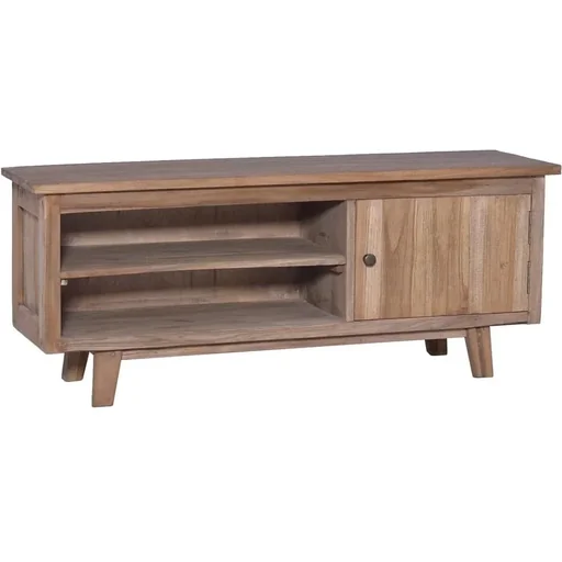 "TV cabinet 100x30x40 cm solid teak image"