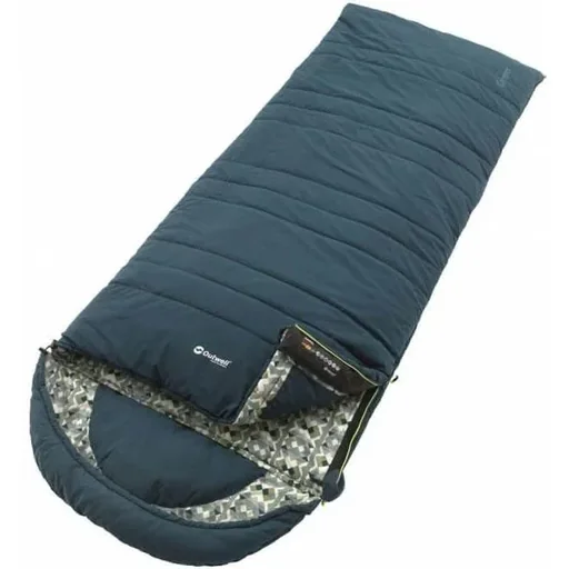 "Camper sleeping bag blue image"