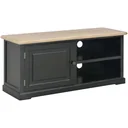 TV cabinet 90x30x40 cm wood black