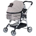 Dog buggy with sunroof grey