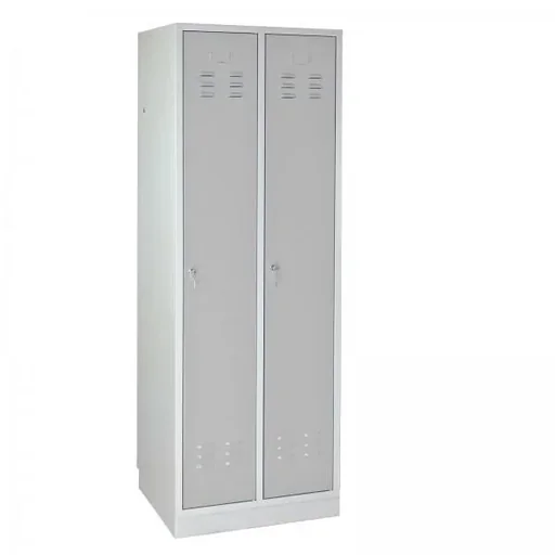 "Locker cabinet RAL 7035, complete, 1775 x 600 x 500 mm image"