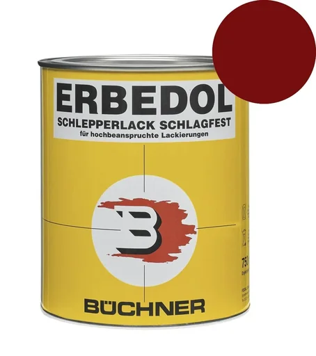 "Tractor and agricultural machinery paint Becker red SL3253, 750 ml image"