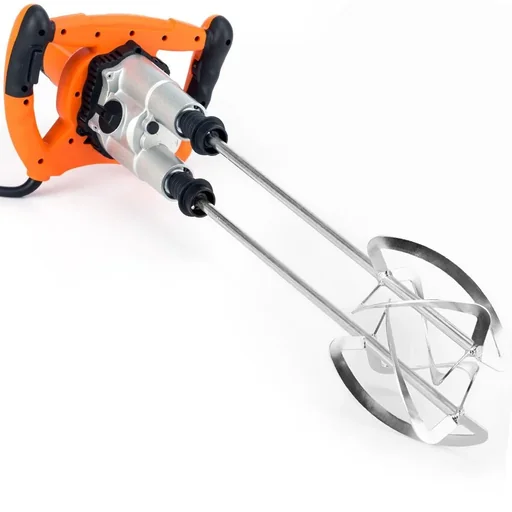 "Professional hand, mortar, paint and mortar mixer with double stirrer 1900W image"