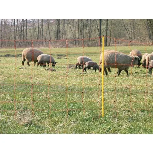 "Sheep netting, 90 cm, double pen yellow posts, 50 m image"