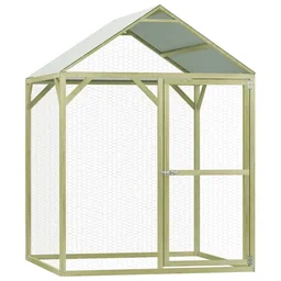 Kippenstal 1,5x1,5x2 m geïmpregneerd