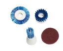 Replacement cleaning brush set, 4-piece, for Power cordless cleaning machine 822991