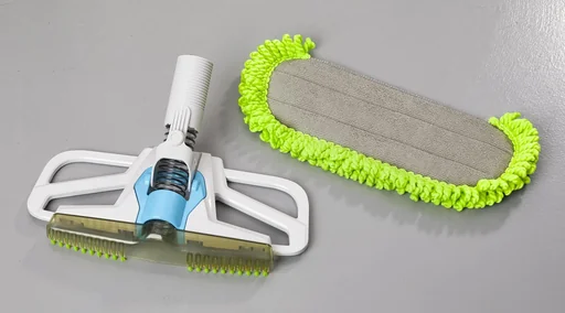 "2-in-1 vacuum/mop attachment - Vacuum cleaner attachment - Vacuums and mops in one image"