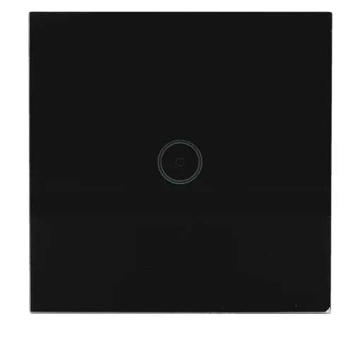 "WIFI touch switch black image"