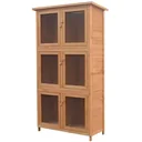 Animal house 6 rooms wood