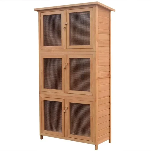 "Animal house 6 rooms wood image"