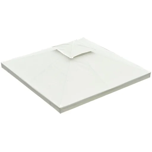 "Replacement roof for metal garden gazebo 3x4m cream image"
