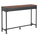 Wall table with 2 drawers 120x30x75 cm solid pine